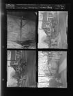 Attempted arson fire; Auto accident (4 Negatives) (January 25, 1958) [Sleeve 56, Folder a, Box 14]